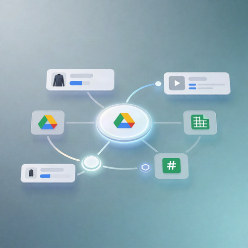 Google Drive to On-Model Video Clips (Sisif) + Sheets Log