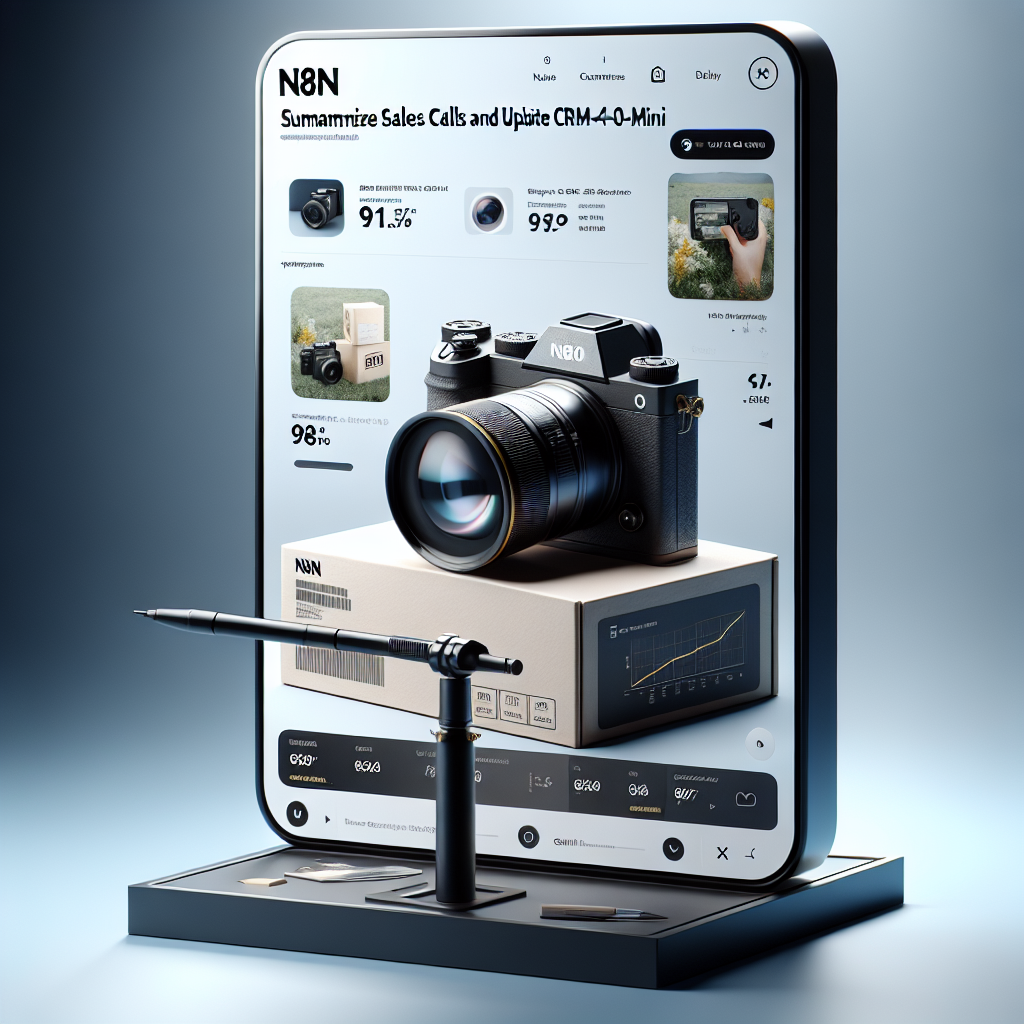 n8n Summarize sales calls and update CRM using WayinVideo and GPT-4o-mini Workflow