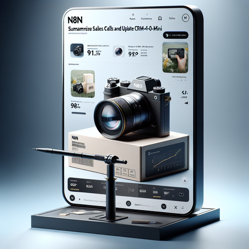n8n Summarize sales calls and update CRM using WayinVideo and GPT-4o-mini Workflow