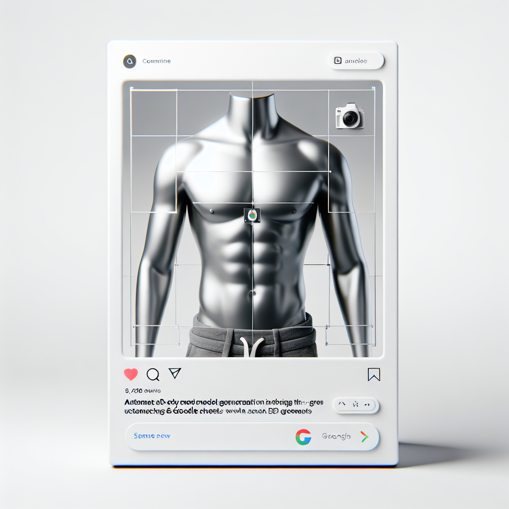 n8n Automate 3D body model generation from images using SAM-3D & Google Sheets Workflow