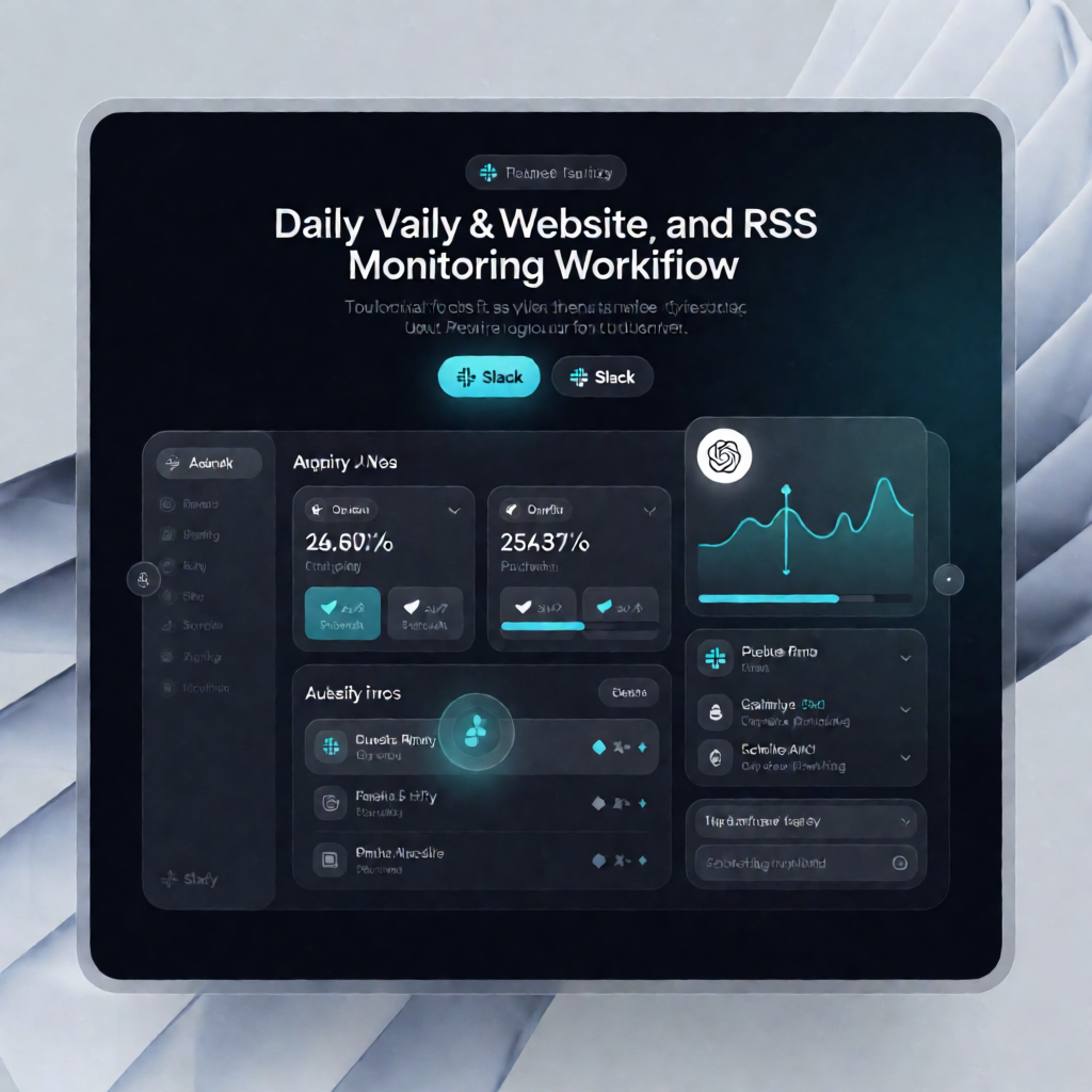 Automate Daily Website & RSS Monitoring with Apify & Slack