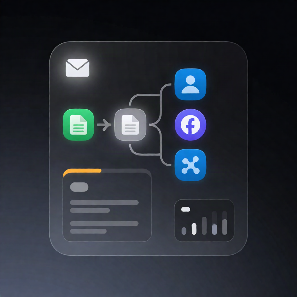 n8n Workflow: Google Sheets to Social Posts with Gemini & PostWire