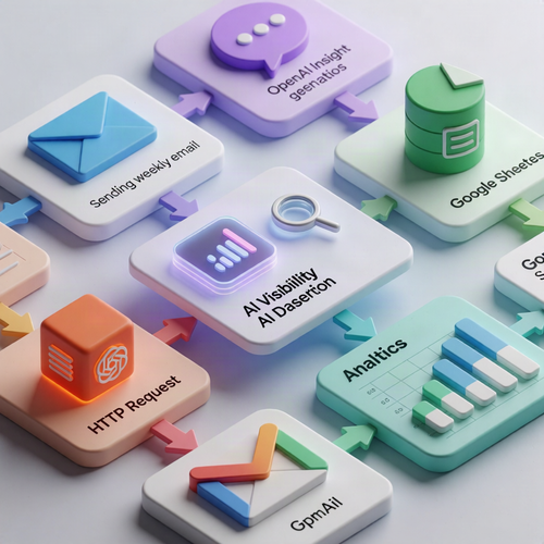Weekly AI Brand Visibility Tracker with DataForSEO, OpenAI & Gmail