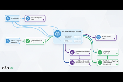 n8n Intelligent AI Digest for Security, Privacy and Compliance Feeds Workflow