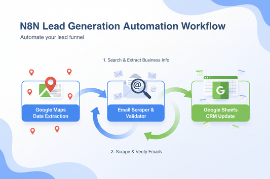 n8n Lead generation system: Google Maps to email scraper with Google Sheets export Workflow