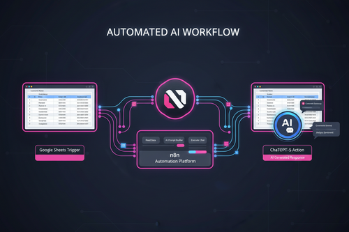 n8n Talk to your Google Sheets using ChatGPT-5 Workflow