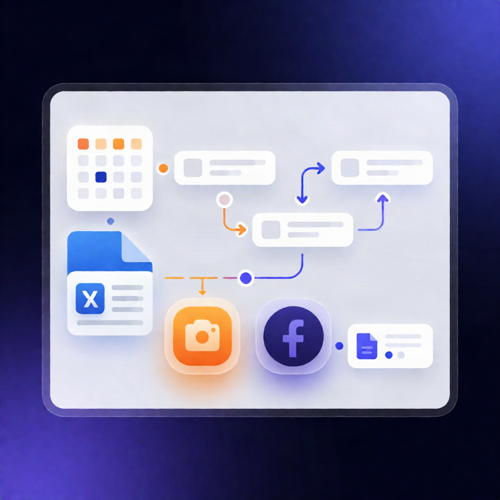 Schedule Instagram & Facebook Stories from Google Sheets (n8n)