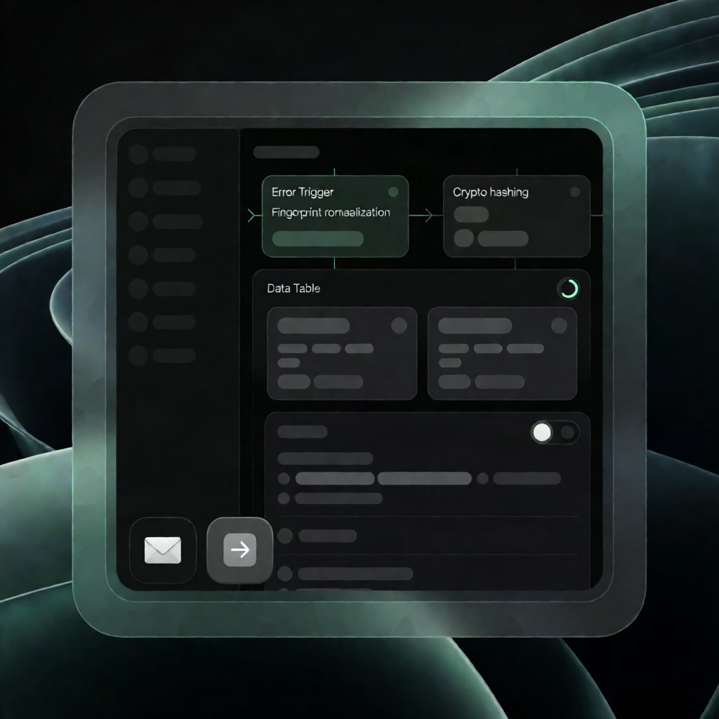 n8n Workflow: Group Failed Execution Digests (Email & Webhooks)