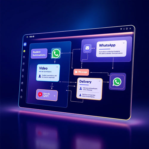 Automate Lecture Summaries to WhatsApp with n8n & GPT-4o-mini