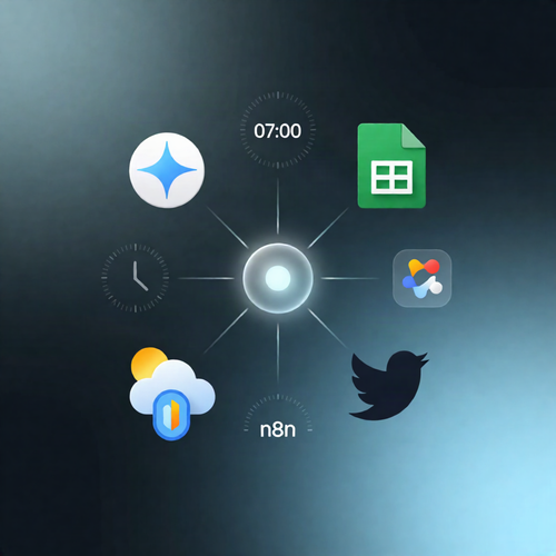 Daily Weather-to-X Post Automation with n8n, OpenAI & Sheets