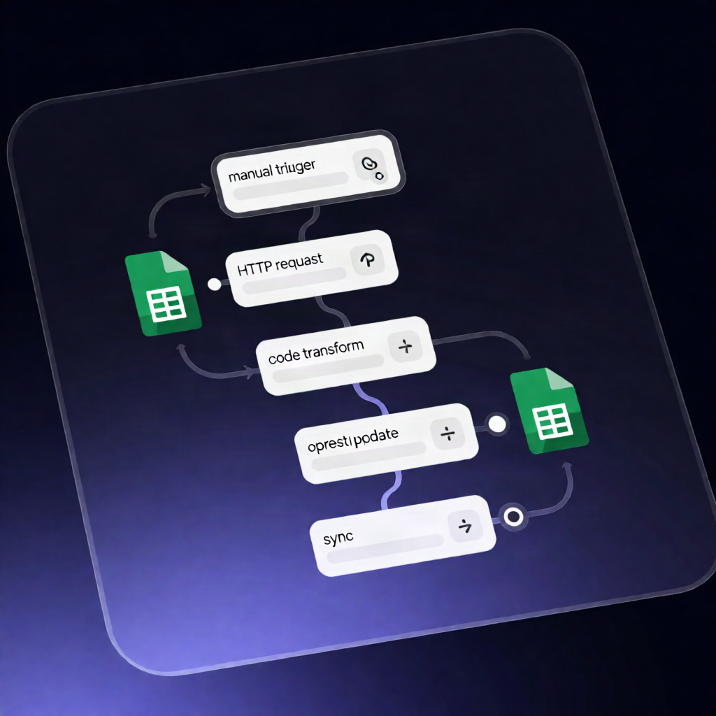 Sync Fous Product Details to Google Sheets (Manual n8n)