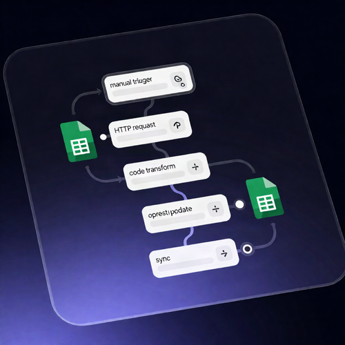 Sync Fous Product Details to Google Sheets (Manual n8n)