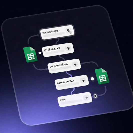 Sync Fous Product Details to Google Sheets (Manual n8n)