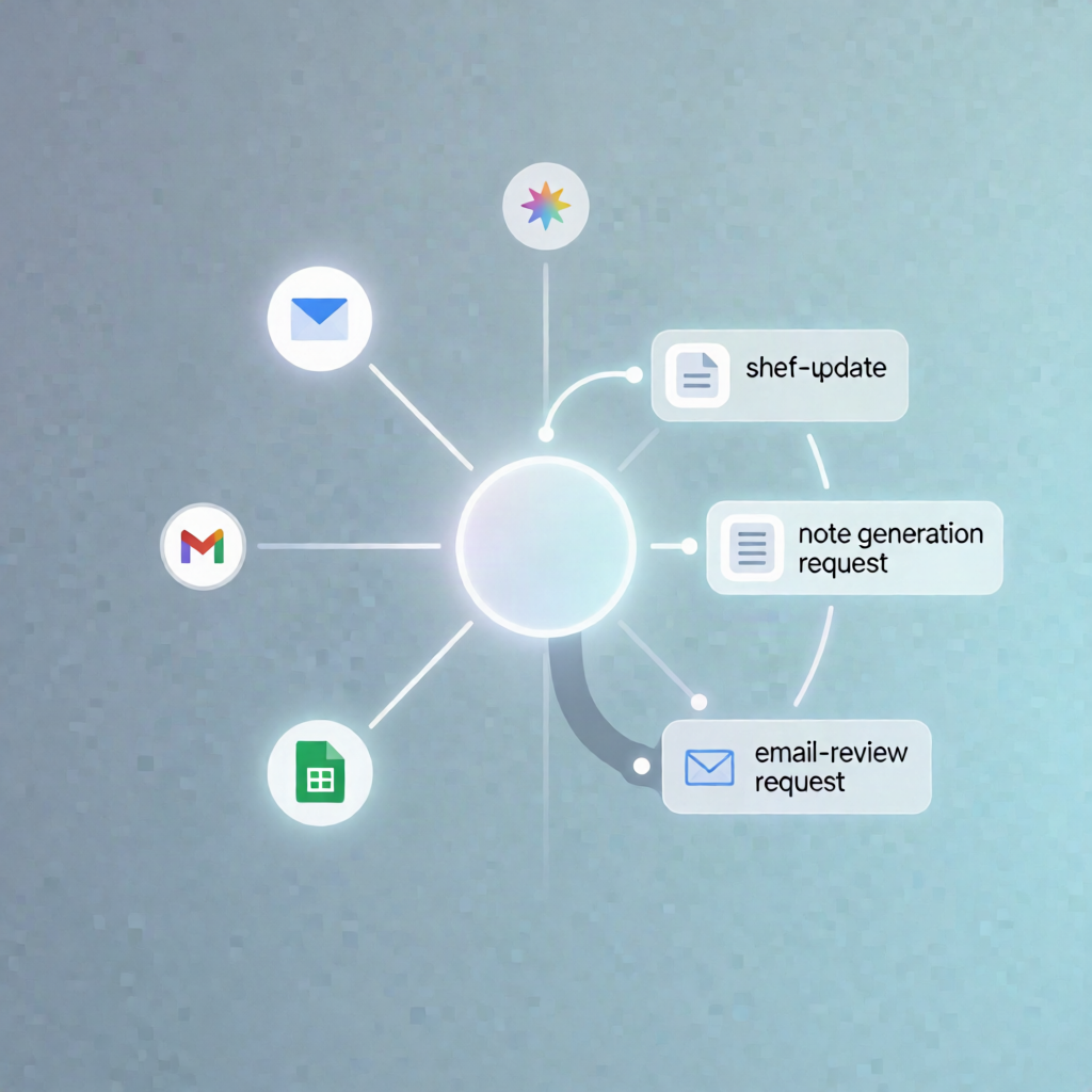 n8n Workflow: Google Sheets Trigger → Gemini Note → Gmail Review Request
