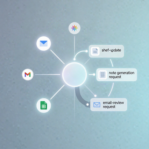n8n Workflow: Google Sheets Trigger → Gemini Note → Gmail Review Request