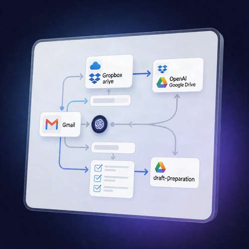 n8n Dropbox → Google Drive Accounting Close Automation