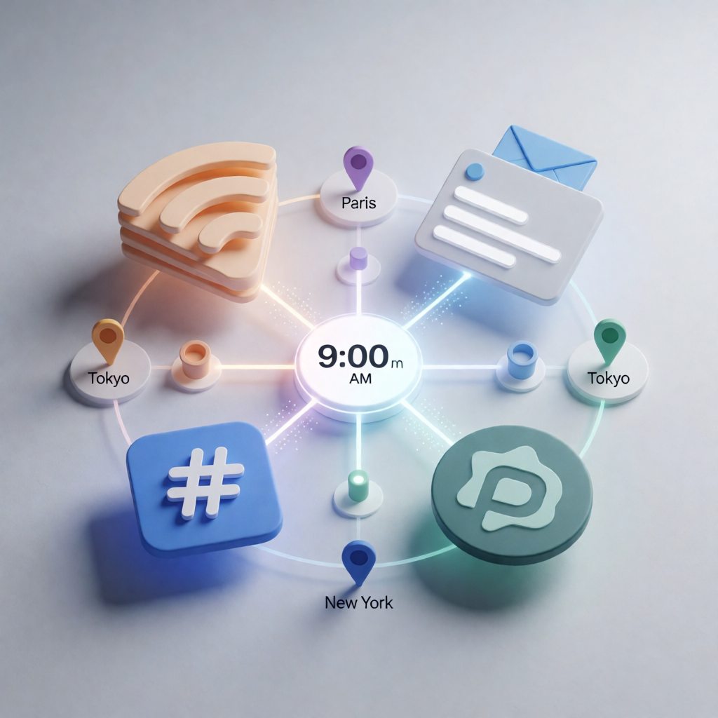 Send 9AM Localized RSS Coffee Newsletters with rrule.net