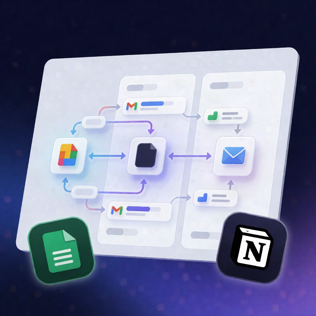 n8n Recruitment Automation: Google Sheets + Notion + Gmail