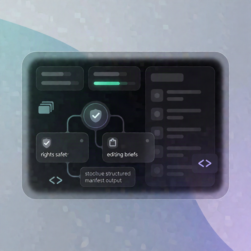 Rights-Safe Photo Editing Briefs & QA Manifest Generator