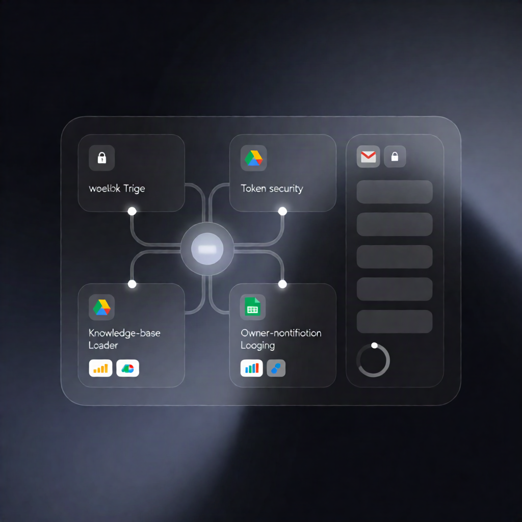 Gemini Live Voice Support n8n Workflow w/ Drive & Sheets