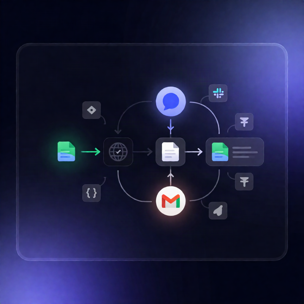 n8n HTTPS Website Monitoring: Google Sheets to Slack & Gmail Alerts