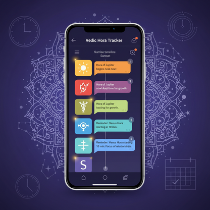 Vedic Hora Tracker: Plan Your Day with Planetary Timings via Telegram