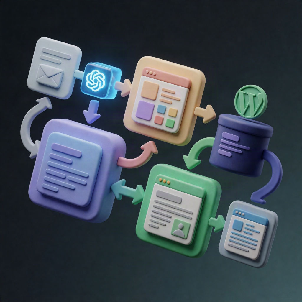 n8n SEO Blog Drafts: OpenAI + Canva + WordPress Automation