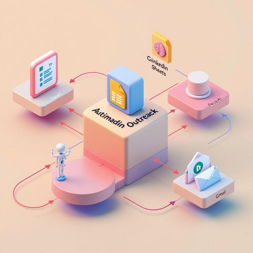 Automated LinkedIn Outreach: PeakAI & Gmail Workflow